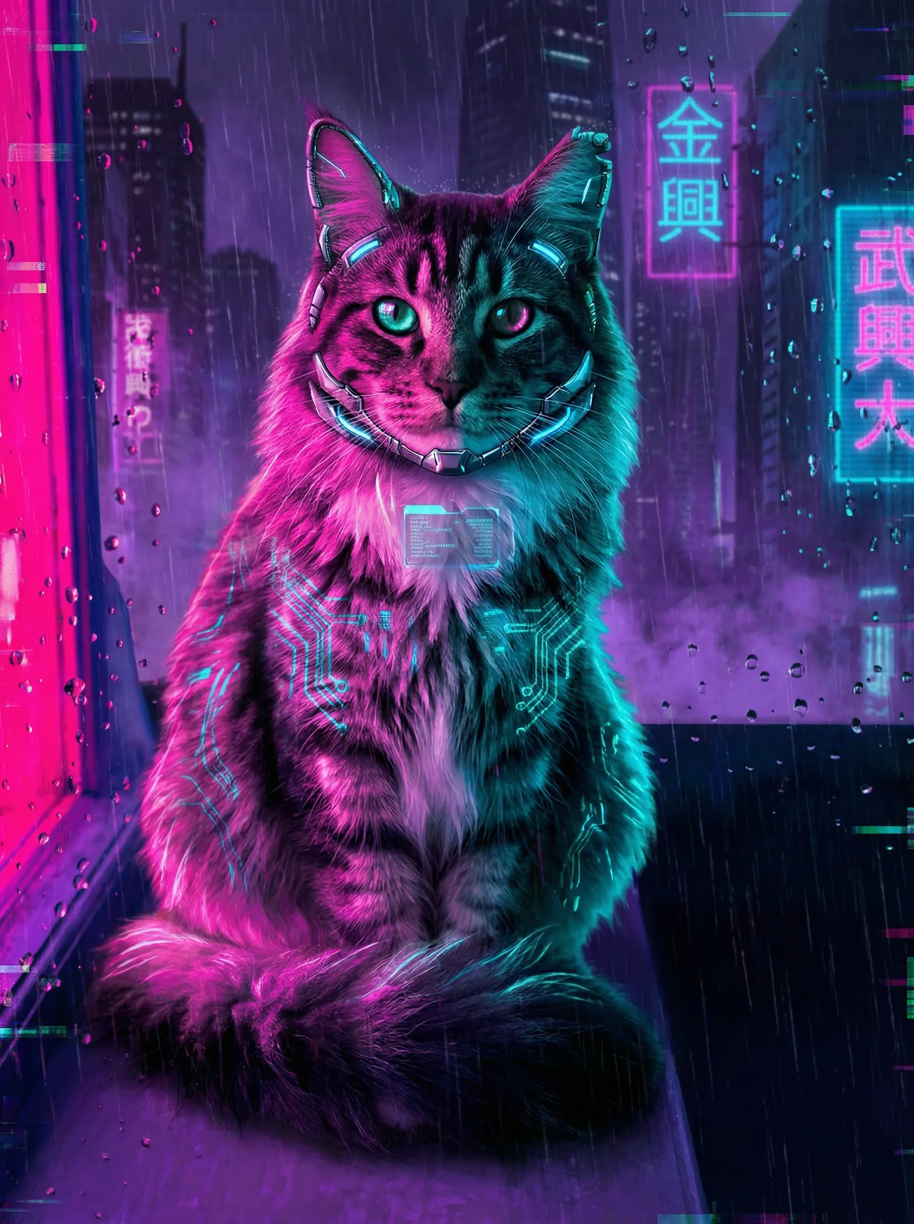 Pet — Maine Coon Cat — After