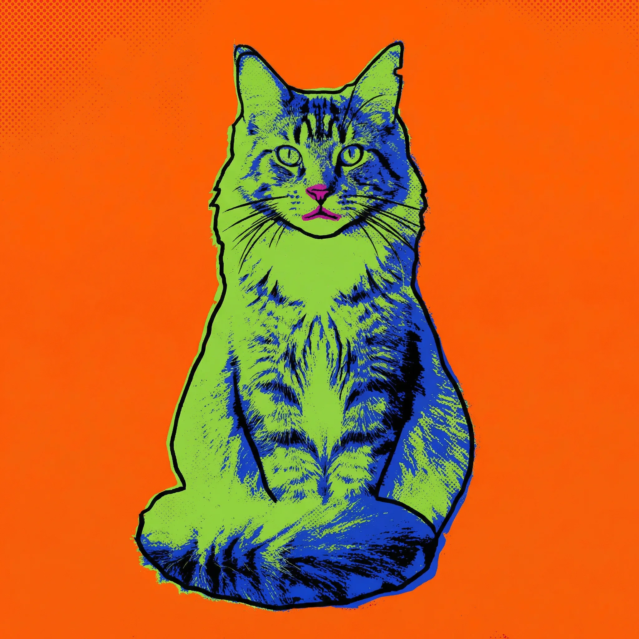 Pet — Maine Coon Cat — After