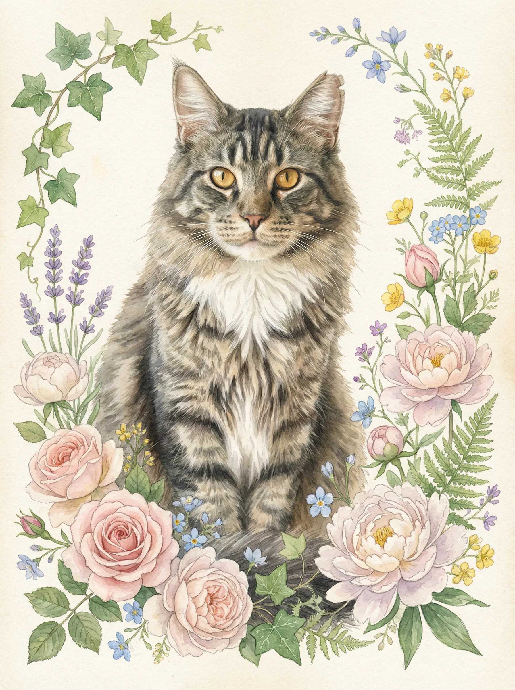 Pet — Maine Coon Cat — After