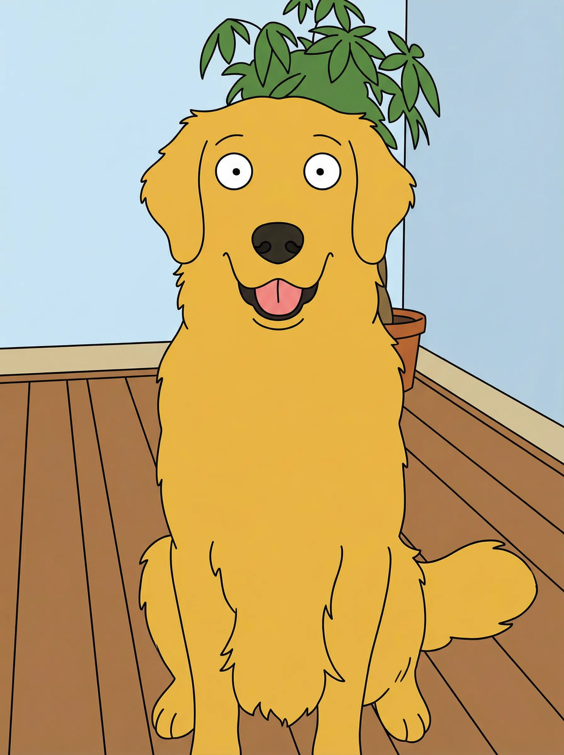 Pet — Golden Retriever — After